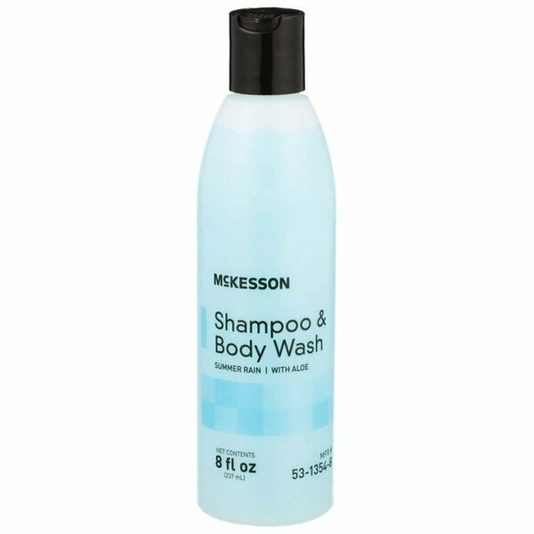 Mckesson 2-in-1 Shampoo and Body Wash, Flip-Top Bottle, 8 oz, Summer Rain Scent, 48PK 53-1354-8